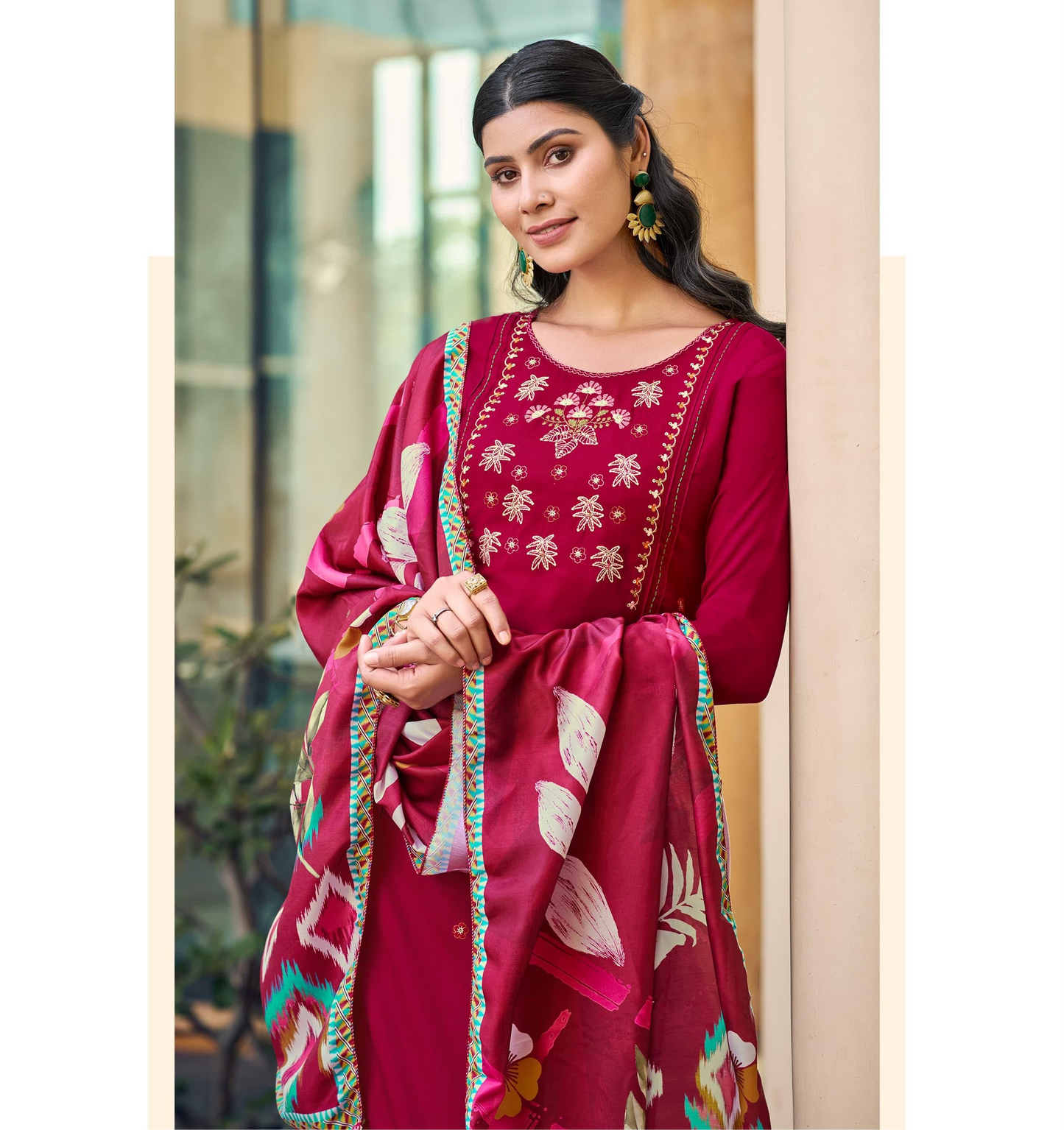 Premium Soft Muslin 3pcs set (Kapoor 390)