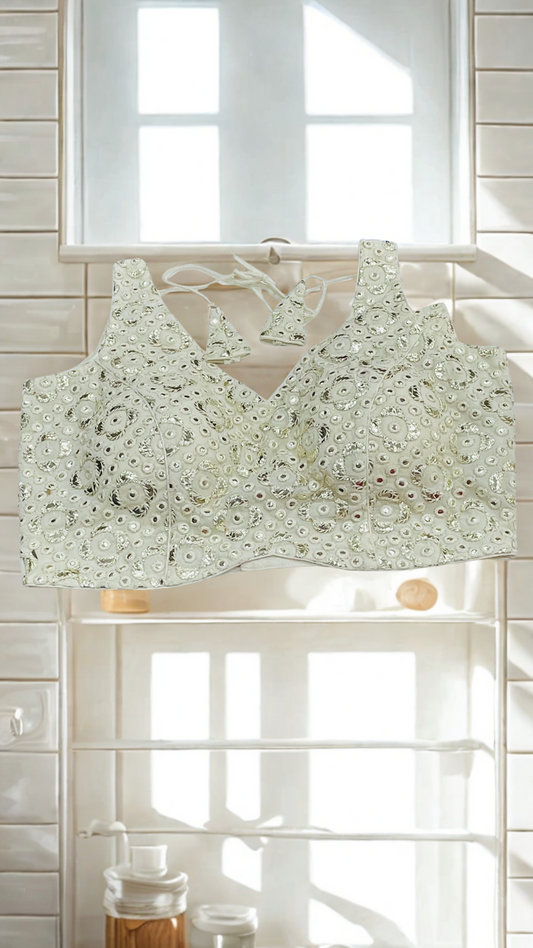 Blouse - Mirror - with sleeves inside