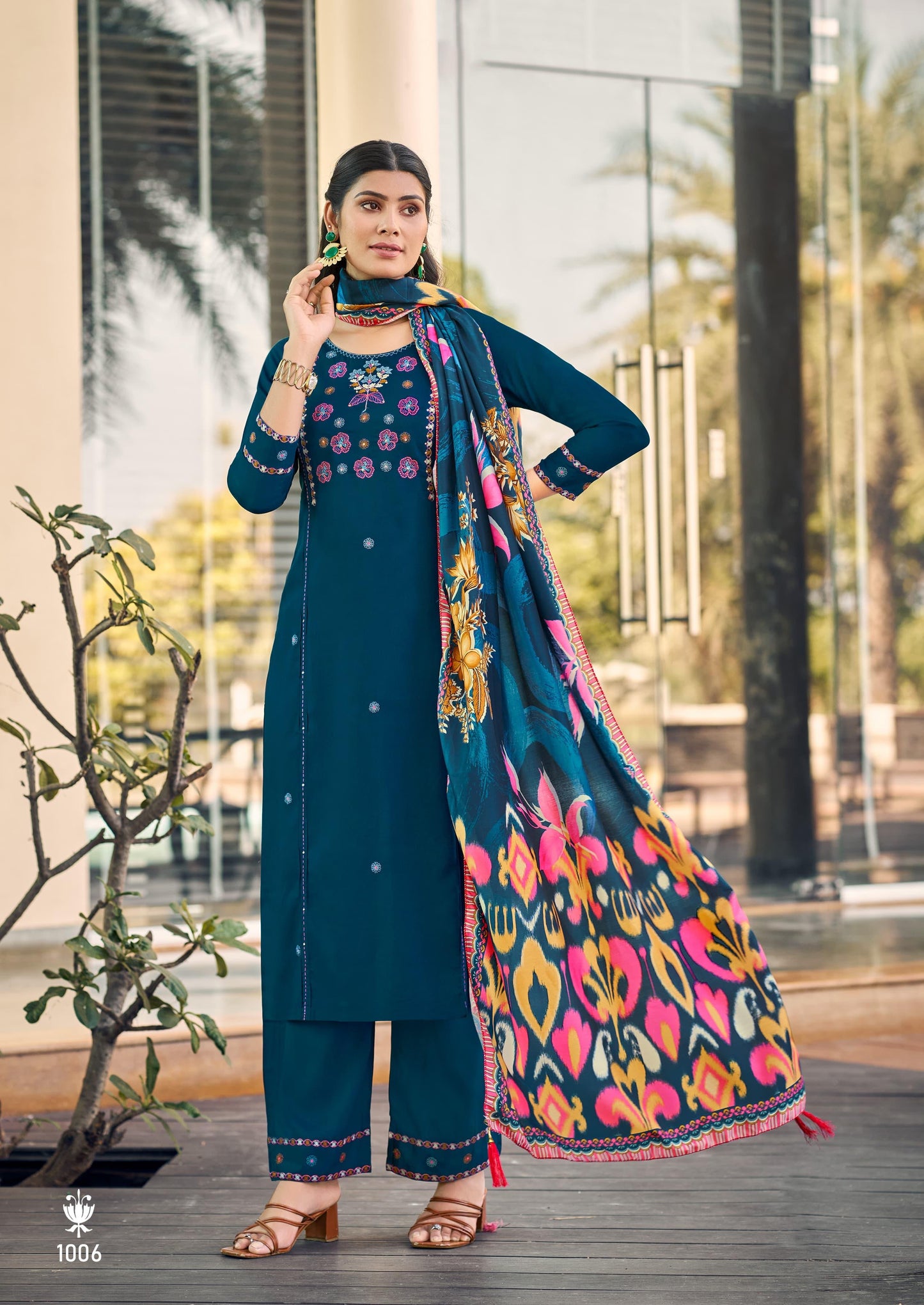 Premium Soft Muslin 3pcs set (Kapoor 390)
