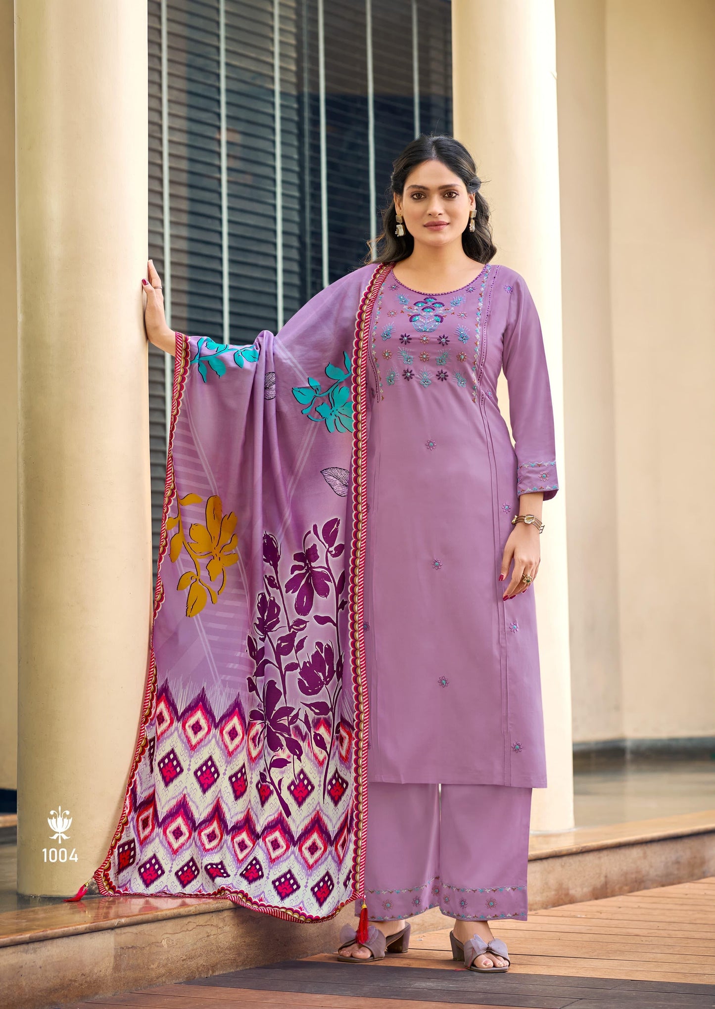Premium Soft Muslin 3pcs set (Kapoor 390)