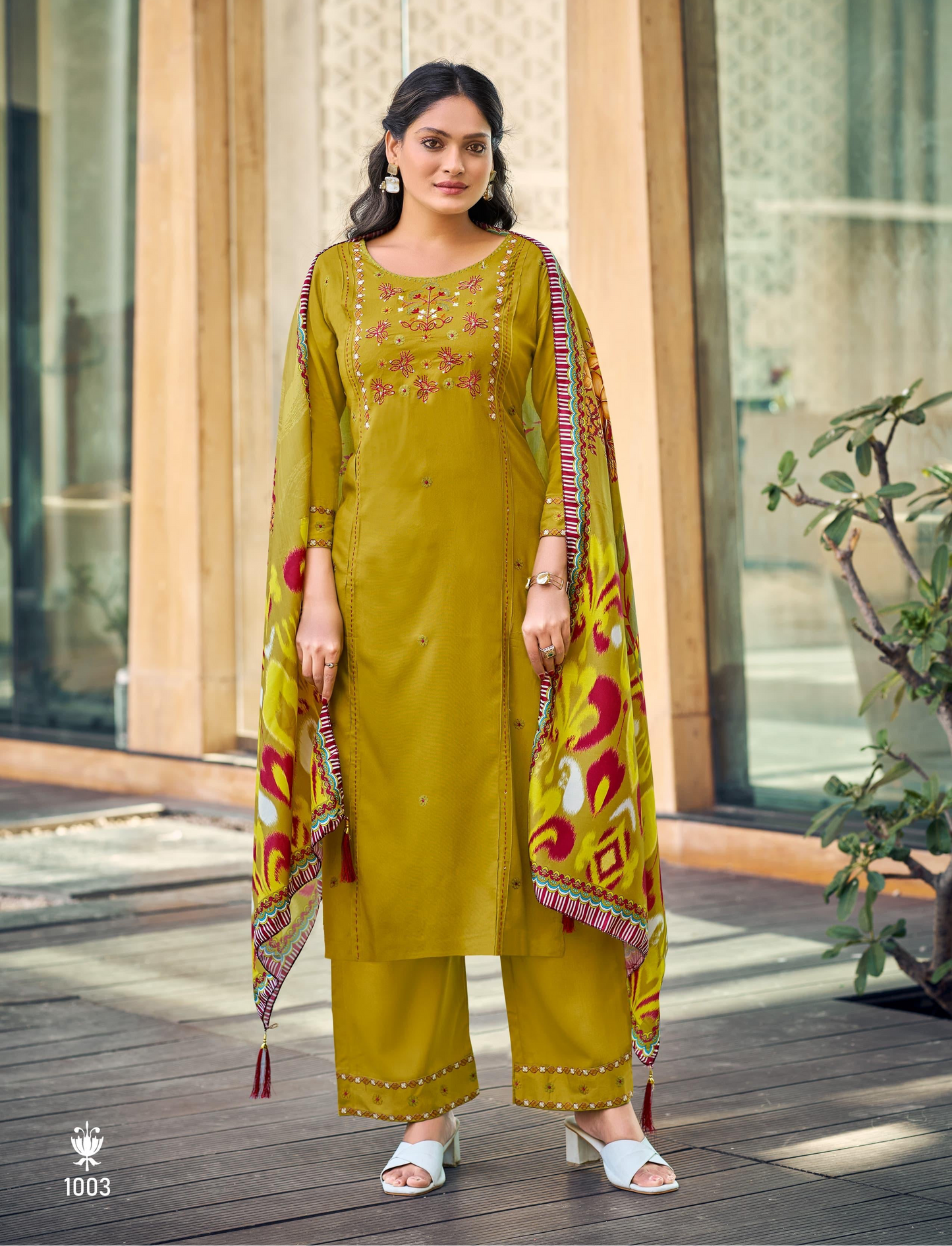 Premium Soft Muslin 3pcs set (Kapoor 390)