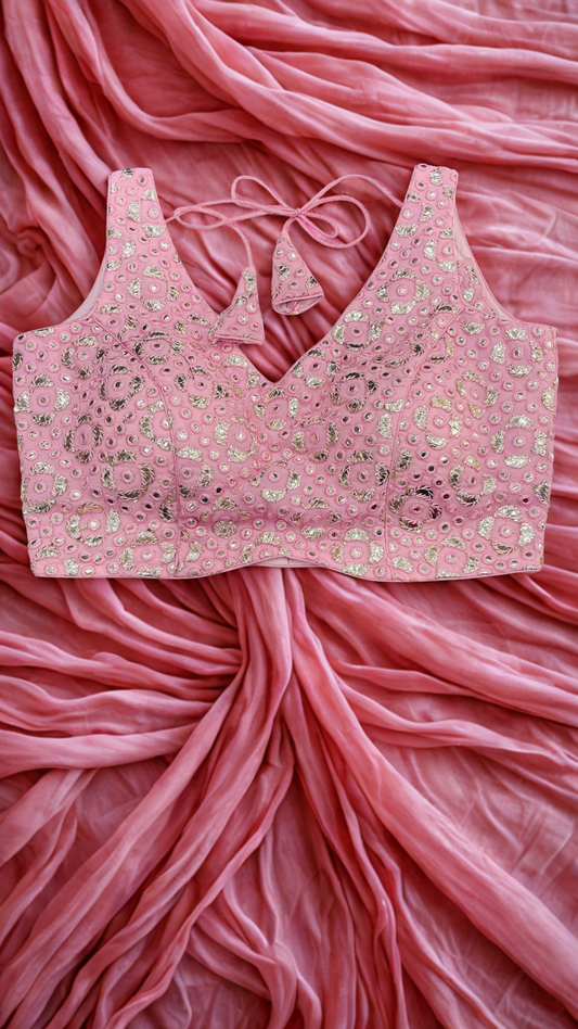 Blouse - Mirror - with sleeves inside