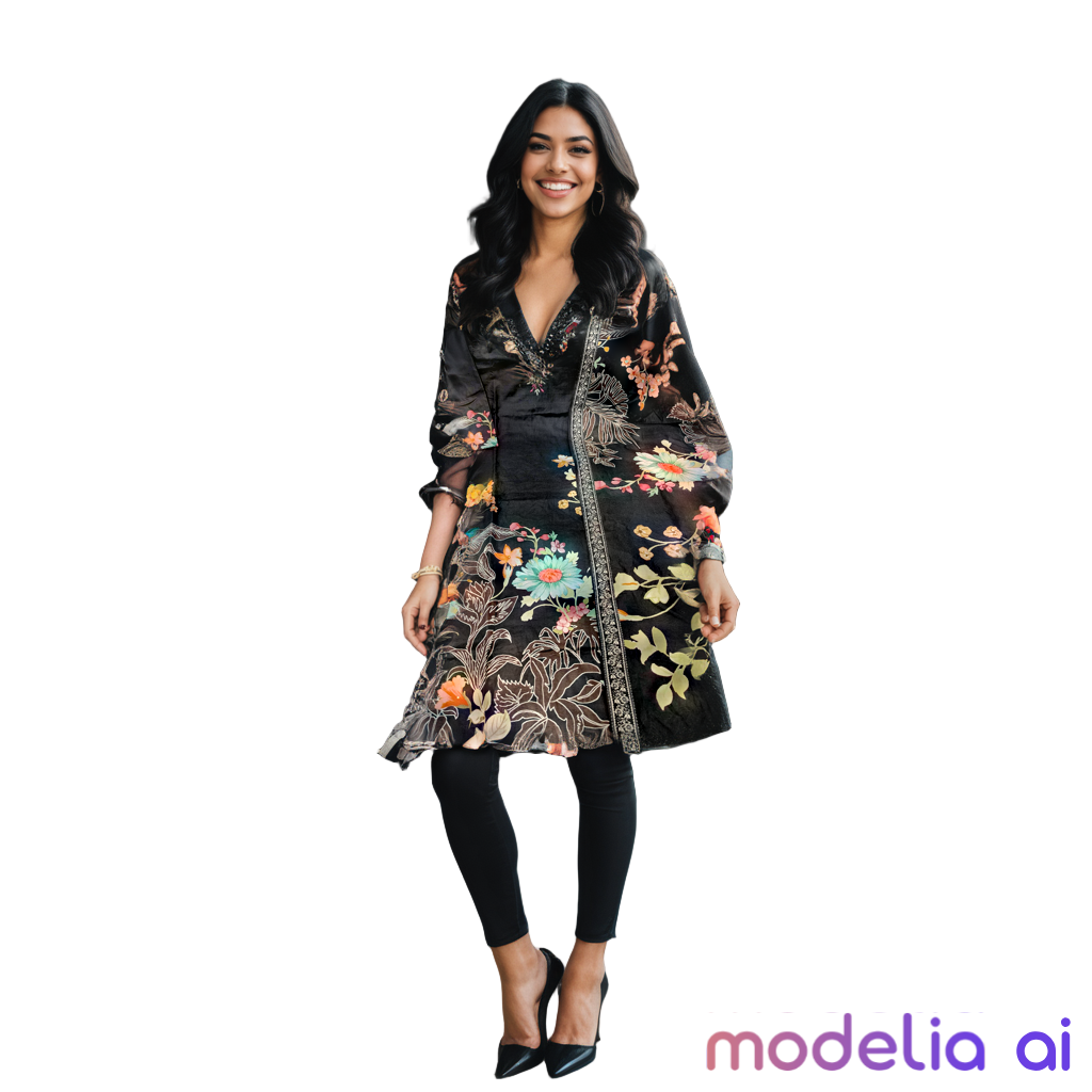 Cotton Digital Printed suit with Malmal Lining- 3 pc suit
